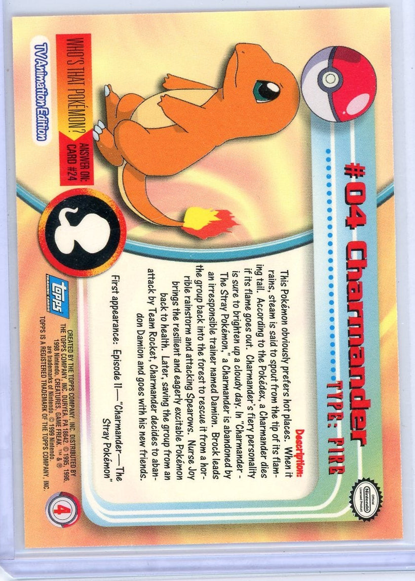 Charmander Pokémon Topps TV #04