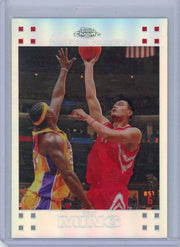 Yao Ming 2007 Topps Chrome refractor #'d 421/999