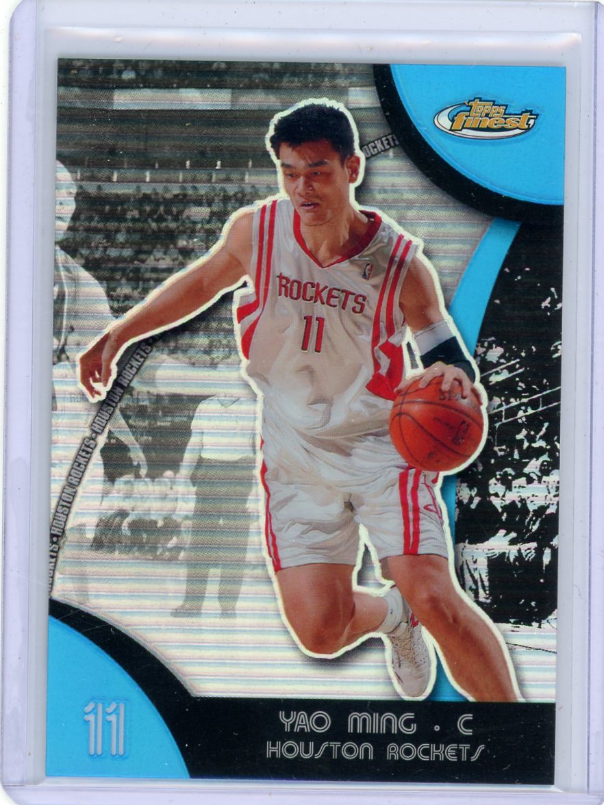 Yao Ming 2008 Topps Finest Refractor #'d 028/199