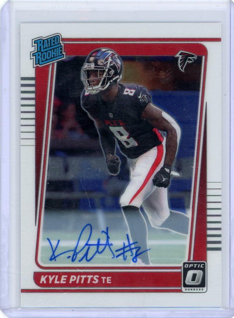 Kyle Pitts 2021 Donruss Optic Rated Rookie Autograph 