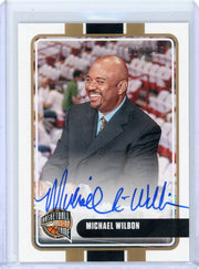 Michael Wilbon 2020 Panini Hall of Fame autograph #'d 010/100