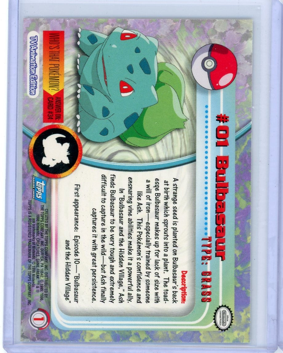 Bulbasaur Pokémon Topps TV #01