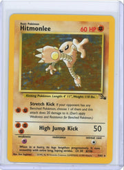 Hitmonlee 1999 Pokemon Fossil holo #7/62 LP/NM