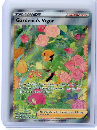 Gardenia's Vigor Trainer 2023 Pokemon rare holo GG61/GG70