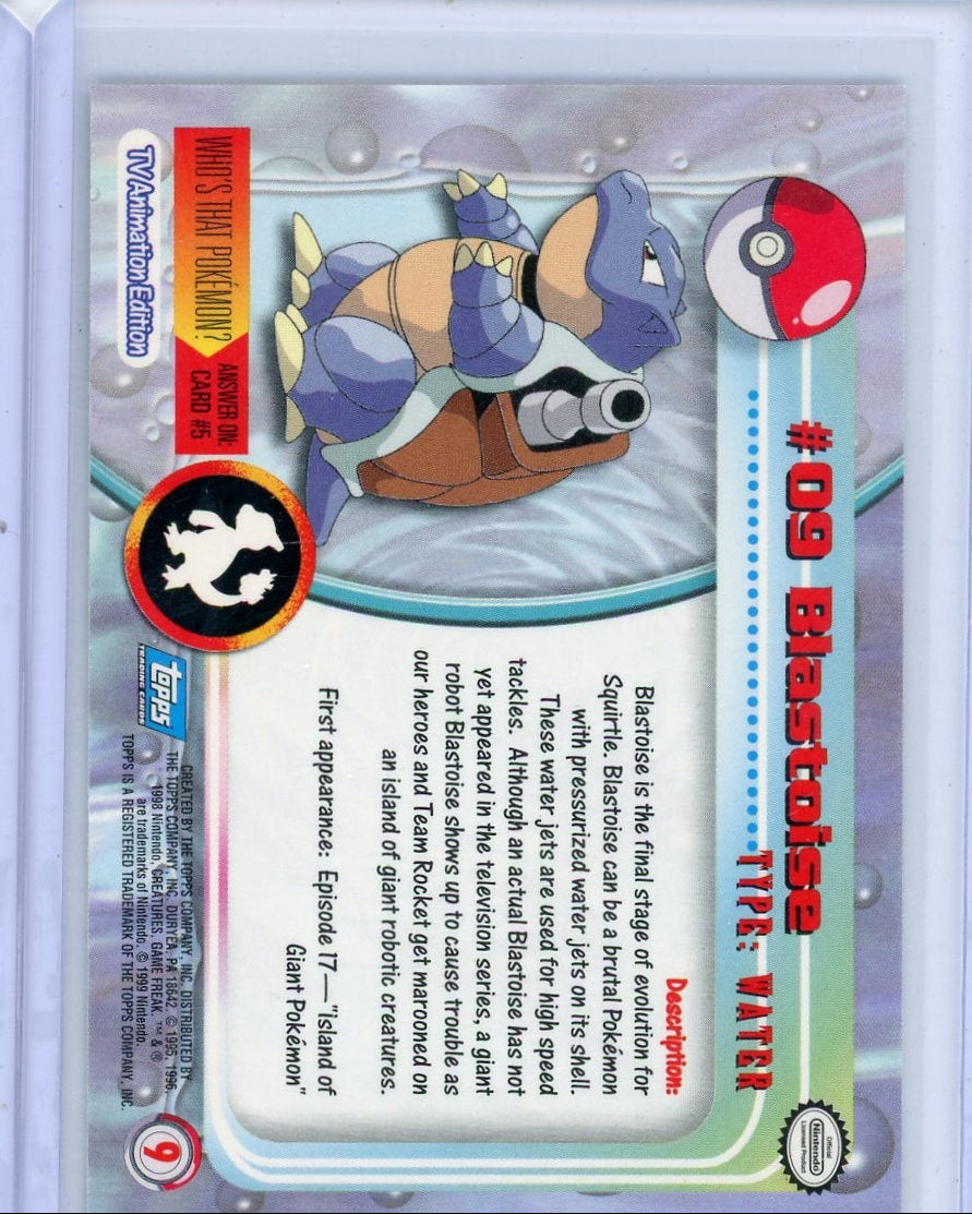Blastoise Pokémon Topps TV #09