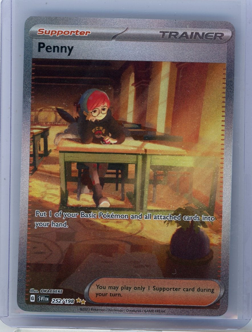 Penny Pokémon Scarlet & Violet Special Illustration Rare #252/198