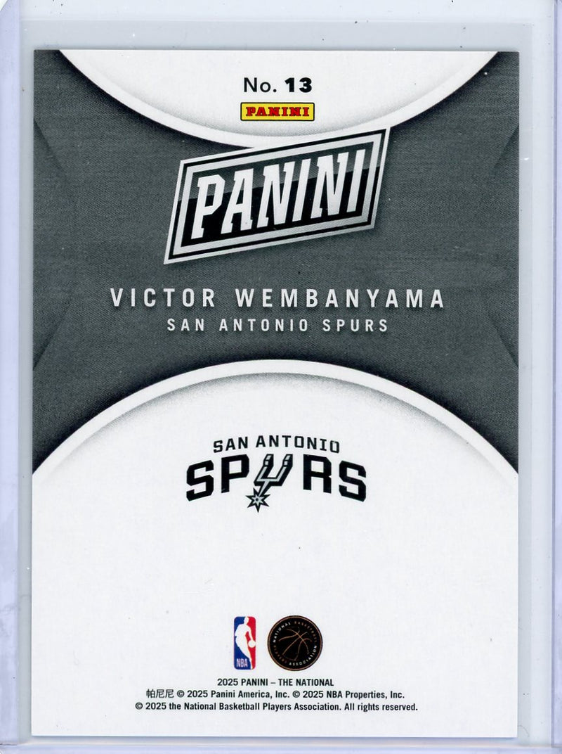 Victor Wembanyama 2025 Panini The National 