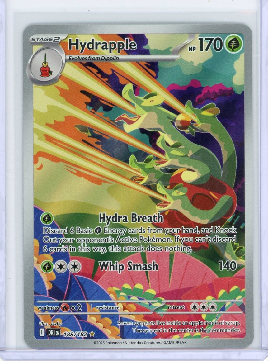 Hydrapple 2025 Pokemon Destined Rivals Illustration rare #188/182