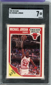 Michael Jordan 1989-90 Fleer #21 SGC 7