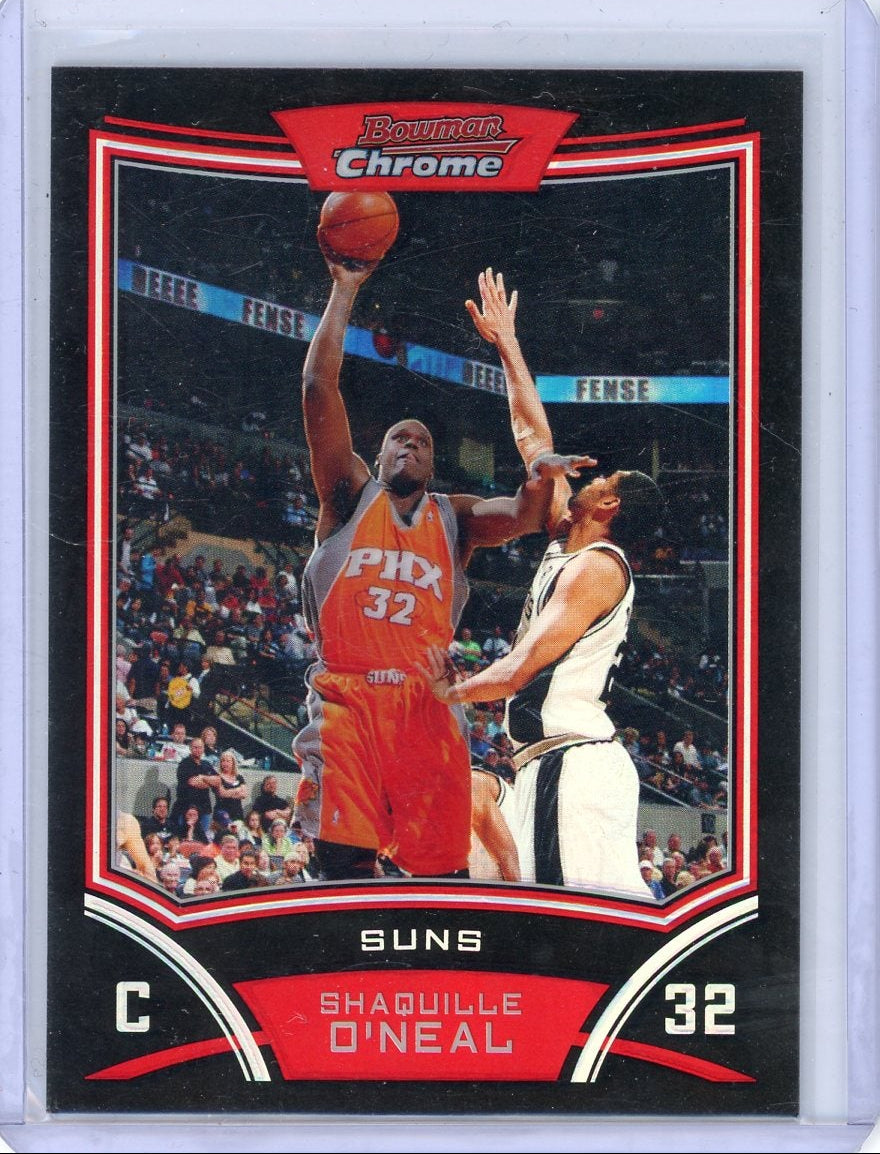 Shaquille O'Neal 2008 Bowman Chrome refractor #'d 102/499
