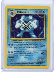 Poliwrath 1999 Pokemon Base Set holo #13/102 MP/HP