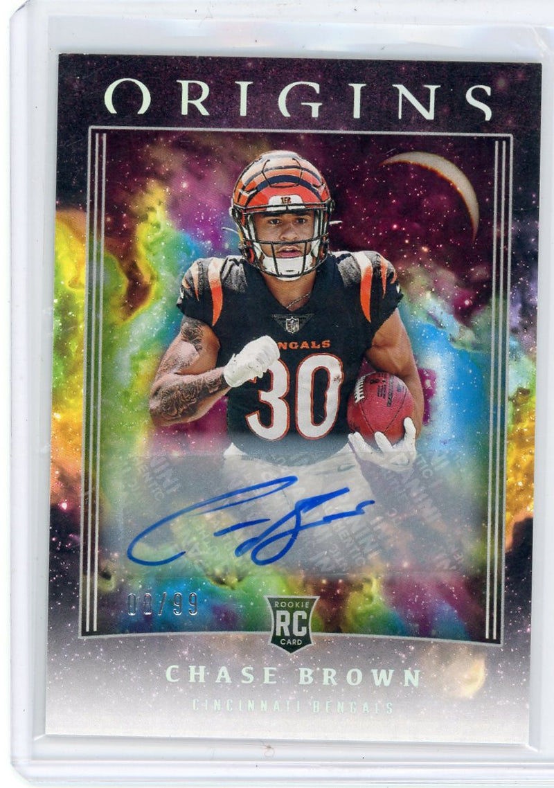 Chase Brown 2023 Panini Origins Auto 
