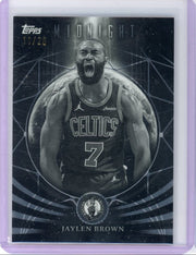 Jaylen Brown 2025-26 Topps Midnight Moonfall #'d 11/20