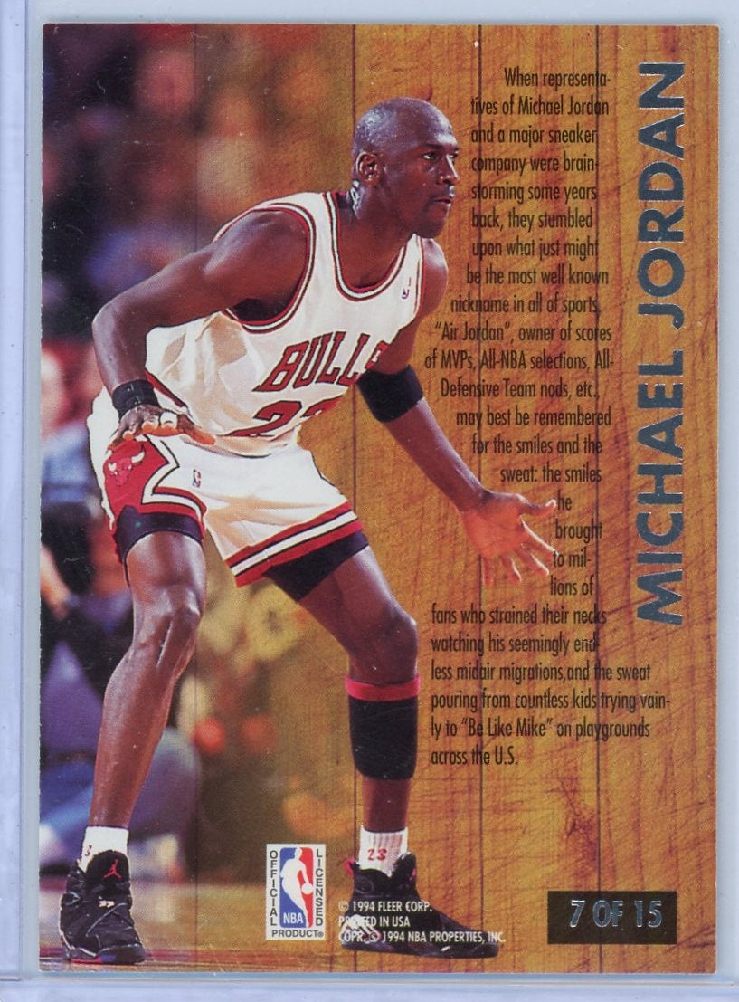 Michael Jordan 1993-94 Fleer Ultra Famous Nicknames