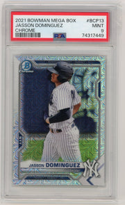 Jasson Dominguez 2021 Bowman Mega Box/Mojo PSA 9