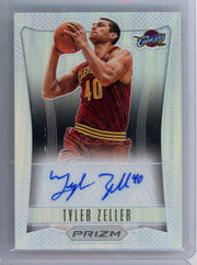 Tyler Zeller 2012-13 Panini Prizm autograph silver prizm #'d 05/25
