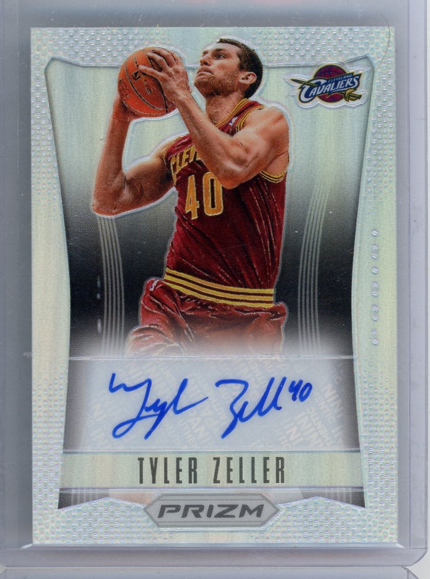 Tyler Zeller 2012-13 Panini Prizm autograph silver prizm #'d 05/25
