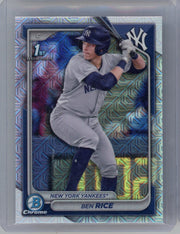 Ben Rice 2024 1st Bowman Chrome mojo