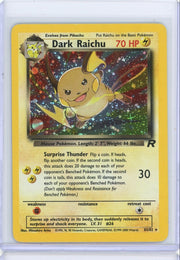 Dark Raichu 2000 Pokemon Team Rocket holo #83/82 LP