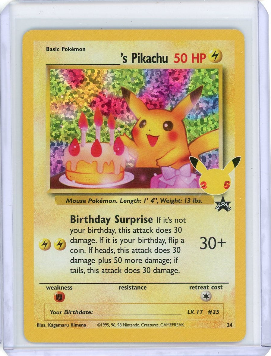 Birthday Pikachu 2021 Pokémon Celebrations #24