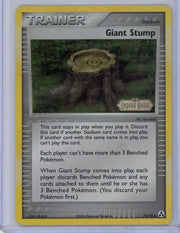 Giant Stump Pokémon EX Legend Maker Reverse Holo #75/92