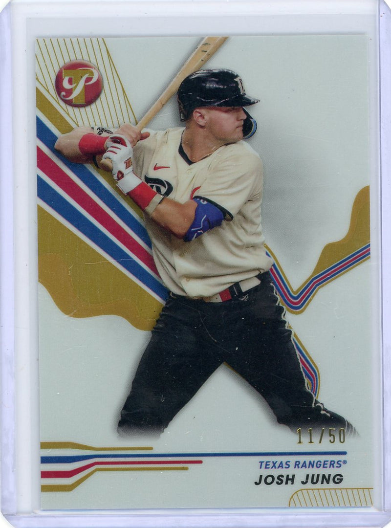 Josh Jung 2024 Topps Pristine Gold Refractor 