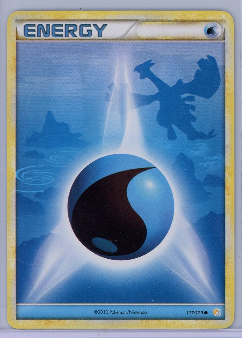Water Energy (Lugia) Pokémon HeartGold SoulSilver Common #117/123