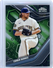 Corbin Burnes 2023 Topps Chrome Black green #'d 11/99