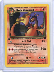 Dark Charizard 2000 Pokemon Team Rocket 1st Edition non-holo #21/82 LP/NM