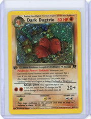 Dark Dugtrio 2000 Pokemon Team Rocket 1st Edition holo #6/82 NM
