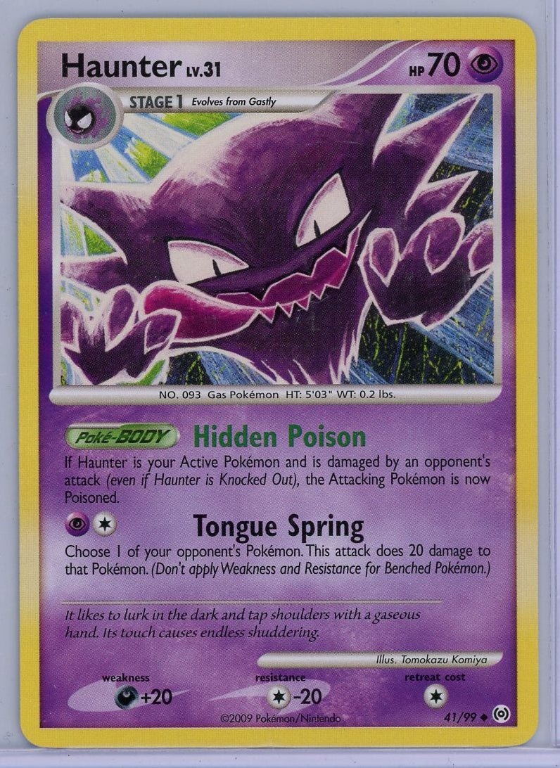 Haunter Pokemon Arceus Uncommon #41/99