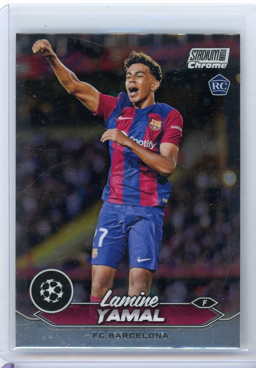 Lamine Yamal 2023-24 Topps Stadium Club Chrome RC #27