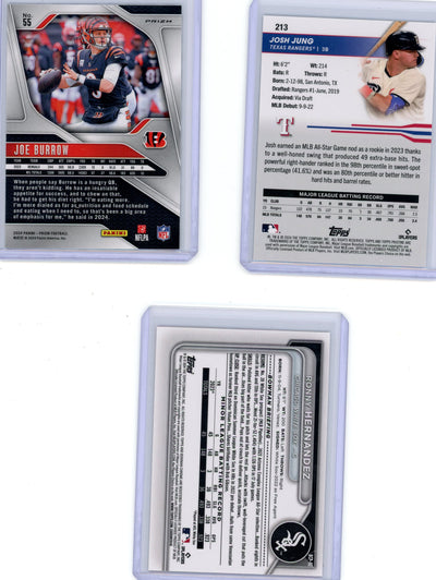 Ronny Hernandez 2024 Bowman Chrome Sapphire Orange Refractor #'d 14/25