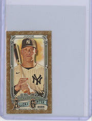 Aaron Judge 2025 Topps Allen & Ginter mini gold border sp