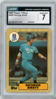 George Brett 1987 Topps Tiffany CGC 7