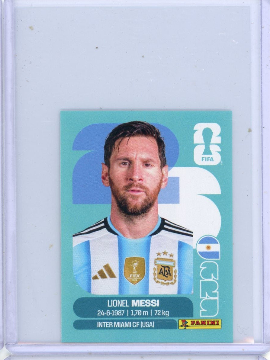 Lionel Messi 2026 Panini World Cup Sticker #ARG17