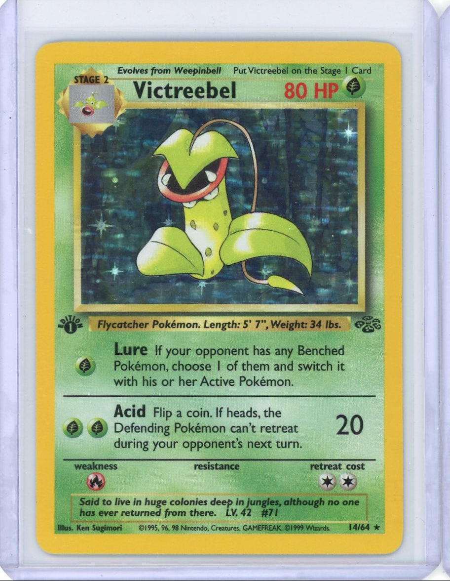 Victreebel 1999 Pokemon Jungle 1st Edition holo #14/64 LP/NM