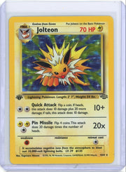 Jolteon 1999 Pokemon Jungle 1st Edition holo #4/64 LP