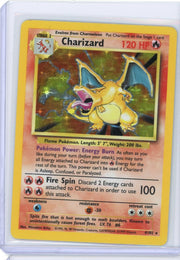 Charizard 1999 Pokemon Base Set holo #4/102 LP/MP