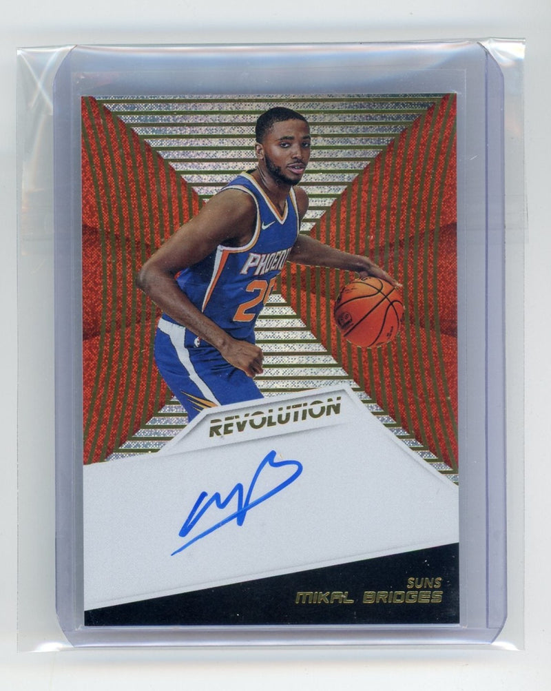 Mikal Bridges 2018-19 Panini Revolution autograph rookie card