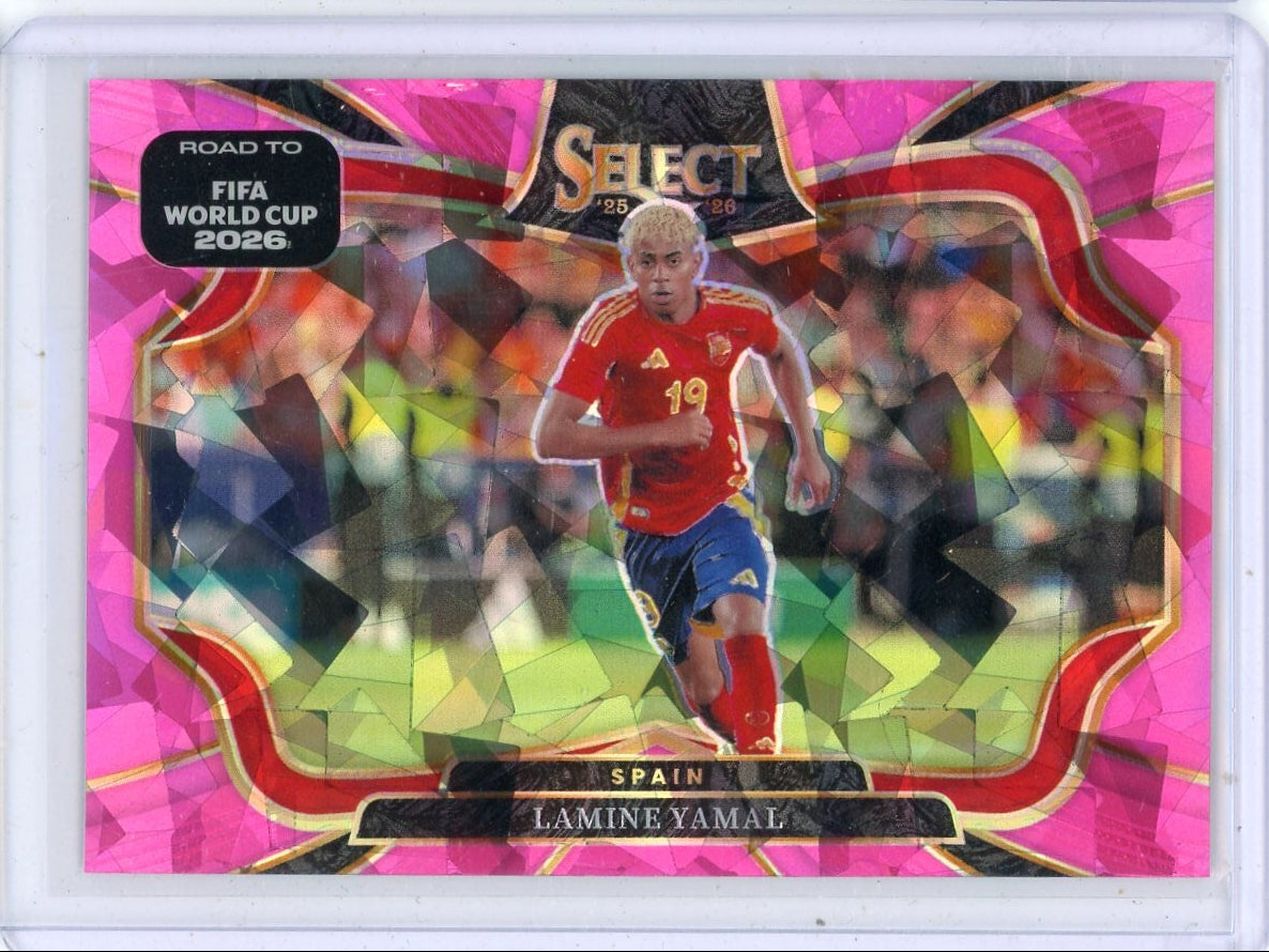 Lamine Yamal Panini Select Field Level Pink Ice #220