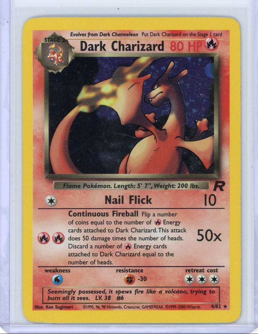 Dark Charizard 2000 Pokemon Team Rocket rare holo #021/82