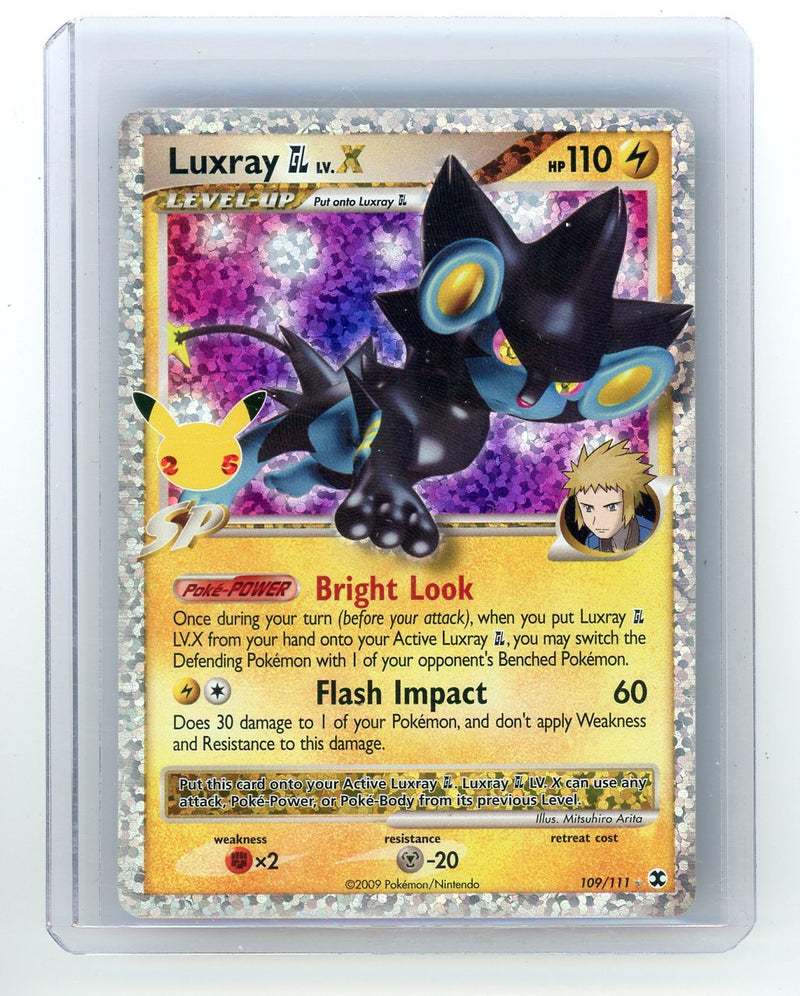 Luxray GL Lv. X 2009 Pokémon rare holo 109/111