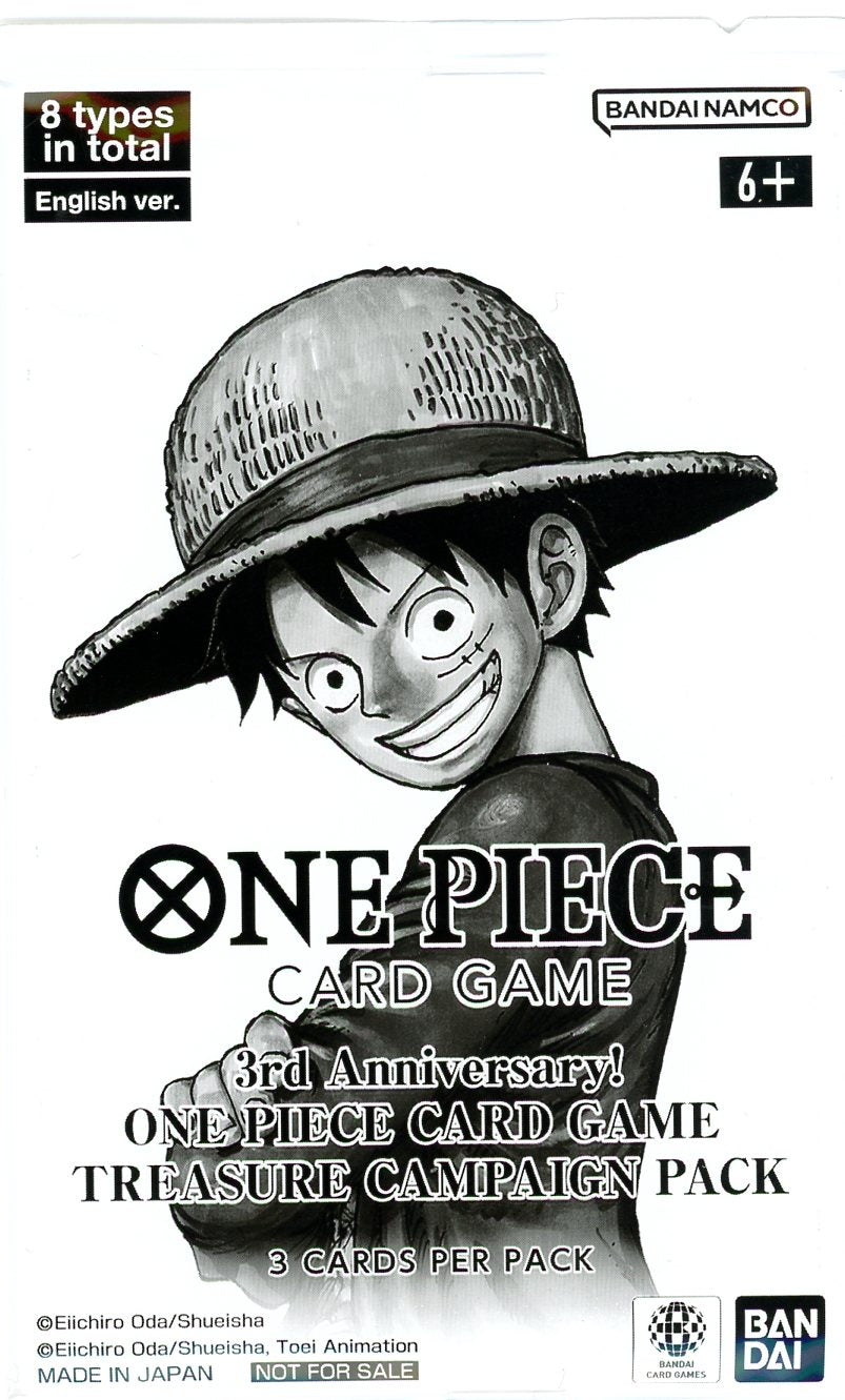 One Piece 3rd Anniversary Treasure Campaign Pack (English) LIMITED EDITION