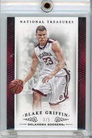 Blake Griffin 2015 Panini National Treasures Multi-Sport #'d 3/5