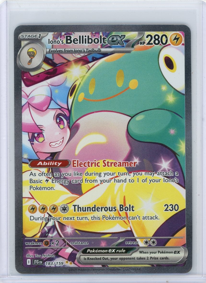 Iono's Bellibolt ex Pokémon Journey Together Special Illustration Rare #183/159