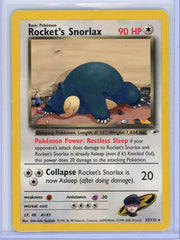 Rocket's Snorlax 2000 Pokémon Gym Heroes #33/132 (LP)