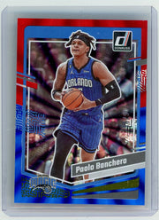 Paolo Banchero 2023-24 Panini Donruss Red and Blue Laser Holo #'d 06/15