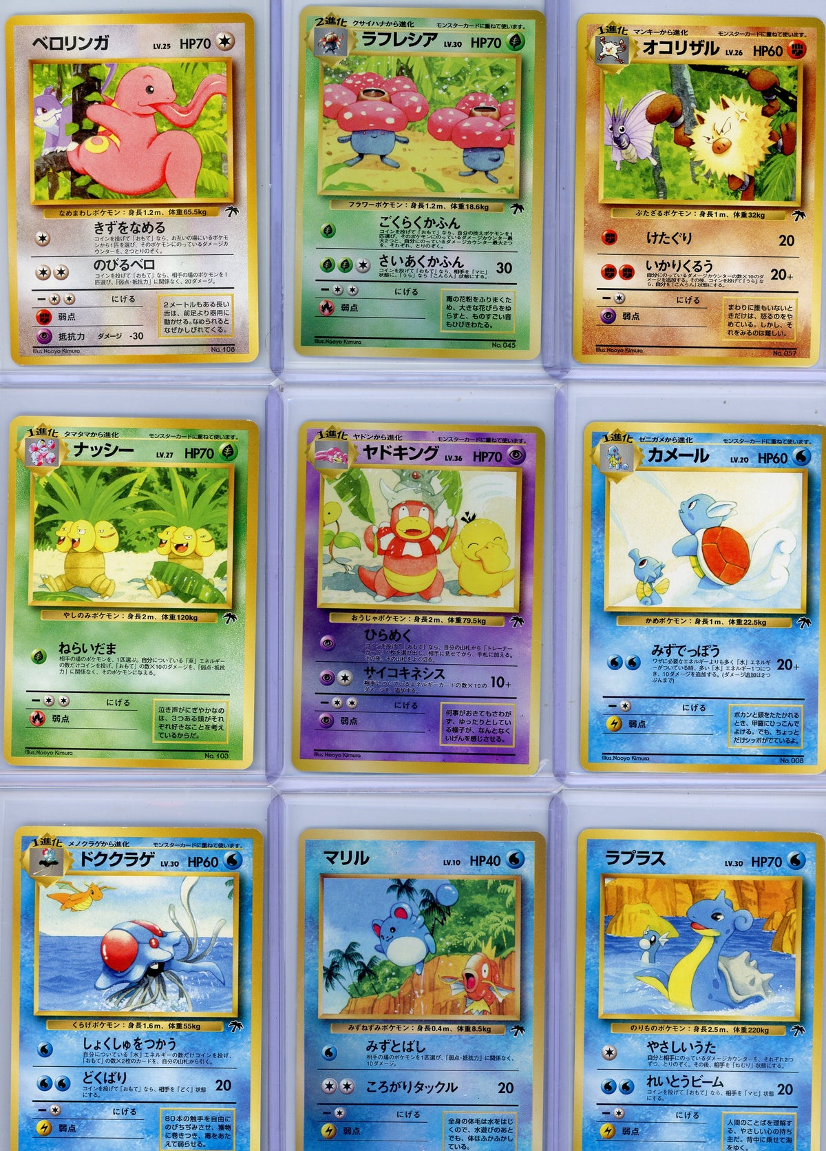 Pokemon Southern Islands Complete 18-card set (Japanese)