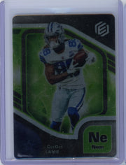 CeeDee Lamb 2021 Panini Elements Metal Neon #'d 01/10